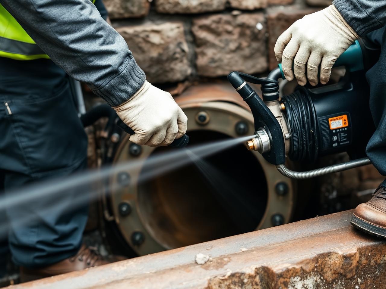 Professional drain and sewer service